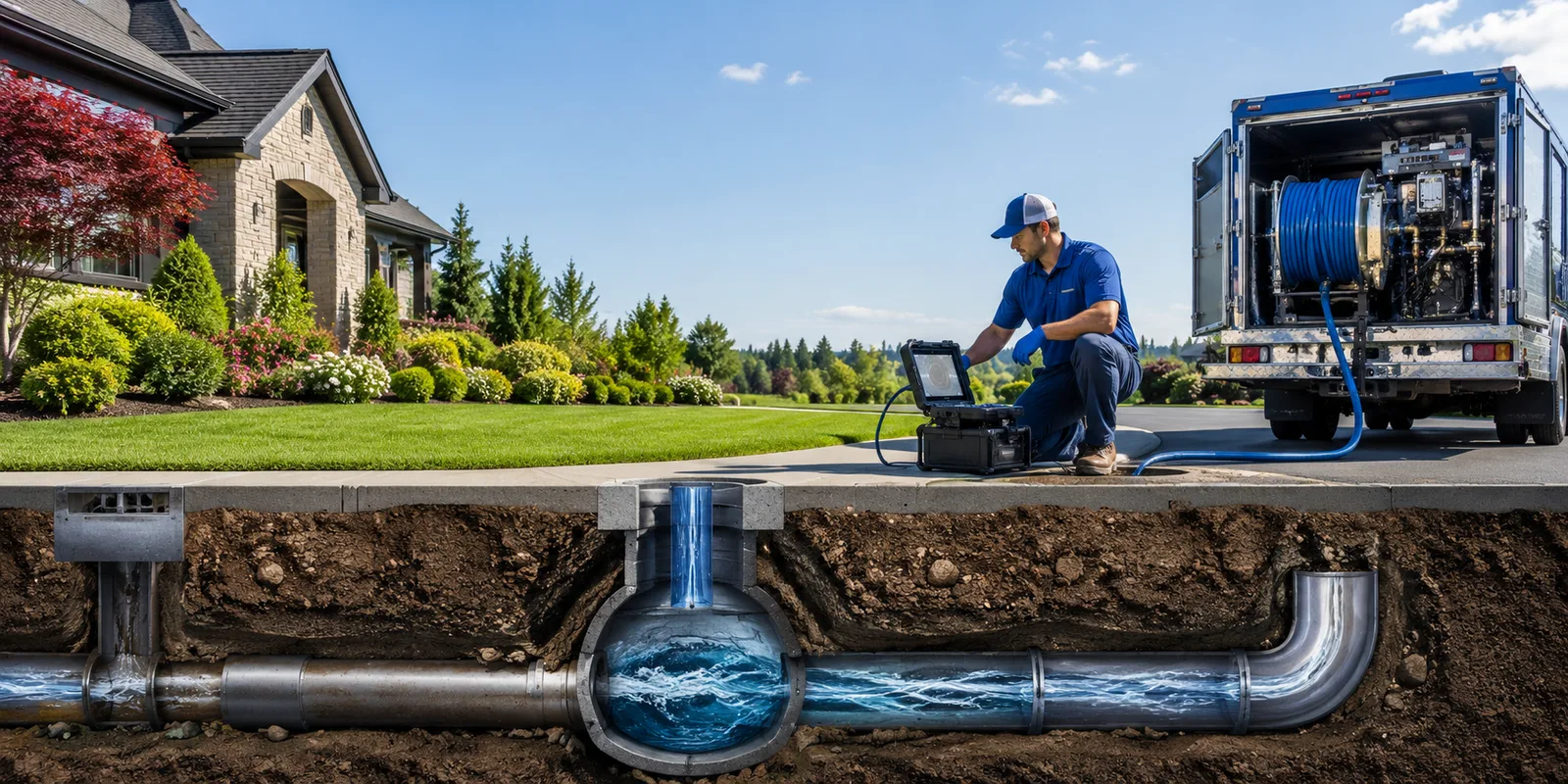 Drainage restoration information for De Mossville, KY